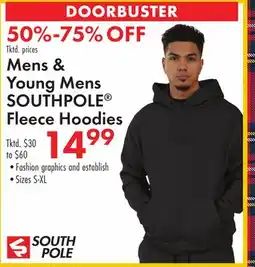 Boscov's Mens & Young Mens SOUTHPOLE Fleece Hoodies offer