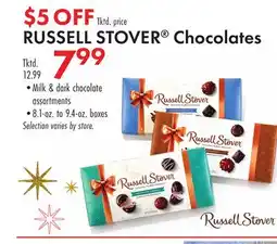 Boscov's RUSSELL STOVER Chocolates offer