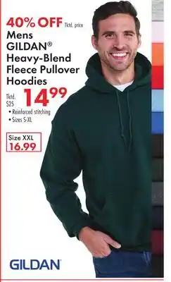 Boscov's Mens GILDAN Heavy-Blend Fleece Pullover Hoodies offer