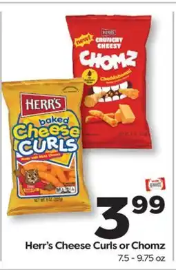 Weis Markets Herr's Cheese Curls or Chomz offer