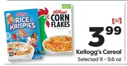 Weis Markets Kellogg's Cereal offer