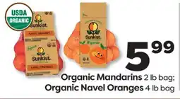 Weis Markets Organic Mandarins 2 lb bag Organic Navel Oranges 4 lb bag offer