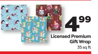 Weis Markets Licensed Premium Gift Wrap offer