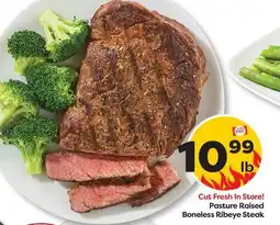 Weis Markets Pasture Raised Boneless Ribeye Steak offer