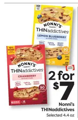 Weis Markets Nonni's THINaddictives offer