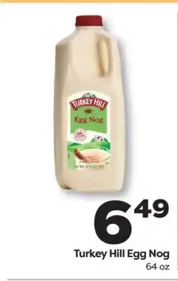 Weis Markets Turkey Hill Egg Nog offer