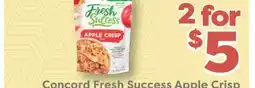 Weis Markets Concord Fresh Success Apple Crisp offer