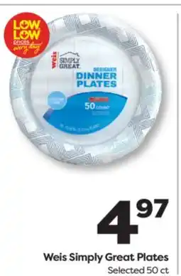 Weis Markets Weis Simply Great Plates offer