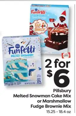 Weis Markets Pillsbury Melted Snowman Cake Mix or Marshmallow Fudge Brownie Mix offer