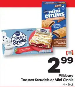 Weis Markets Pillsbury Toaster Strudels or Mini Cinnis offer