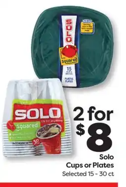 Weis Markets Solo Cups or Plates offer