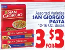 Bravo Supermarkets SAN GIORGIO PASTA offer