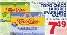 Bravo Supermarkets TOPO CHICO SABORES SPARKLING WATER offer