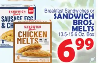 Bravo Supermarkets SANDWICH BROS.MELTS offer