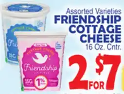 Bravo Supermarkets FRIENDSHIP COTTAGE CHEESE offer