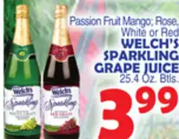 Bravo Supermarkets WELCH'S SPARKLING GRAPE JUICE offer