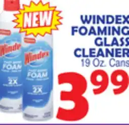 Bravo Supermarkets WINDEX FOAMING GLASS CLEANER offer