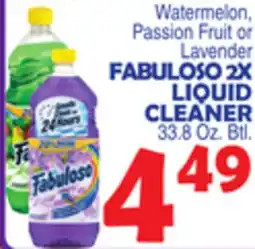 Bravo Supermarkets FABULOSO 2X LIQUID CLEANER offer