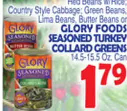 Bravo Supermarkets GLORY FOODS SEASONED TURKEY COLLARD GREENS offer