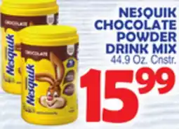 Bravo Supermarkets NESQUIK CHOCOLATE POWDER DRINK MIX offer