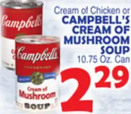 Bravo Supermarkets CAMPBELL'S CREAM OF MUSHROOM SOUP offer