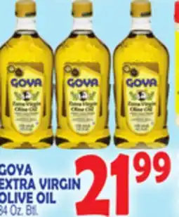 Bravo Supermarkets GOYA EXTRA VIRGIN OLIVE OIL offer