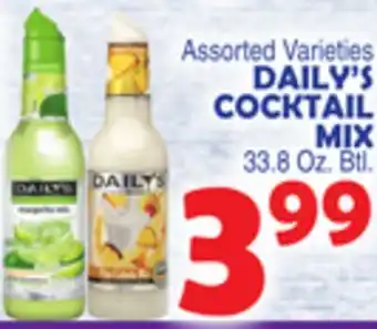 Bravo Supermarkets DAILY'S COCKTAIL MIX offer