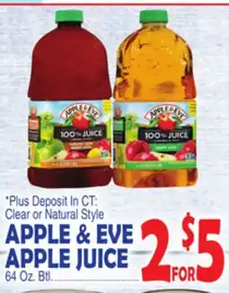 Bravo Supermarkets APPLE & EVE APPLE JUICE offer