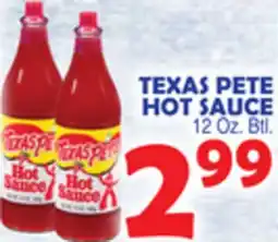 Bravo Supermarkets TEXAS PETE HOT SAUCE offer