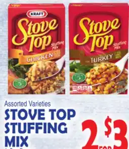 Bravo Supermarkets STOVE TOP STUFFING MIX offer