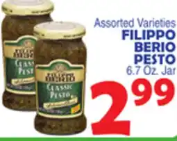 Bravo Supermarkets FILIPPO BERIO PESTO offer