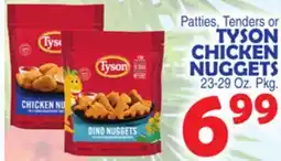 Bravo Supermarkets TYSON CHICKEN NUGGETS offer