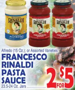 Bravo Supermarkets FRANCESCO RINALDI PASTA SAUCE 23.5-24 Oz. Jars offer