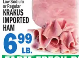 Bravo Supermarkets KRAKUS IMPORTED HAM offer
