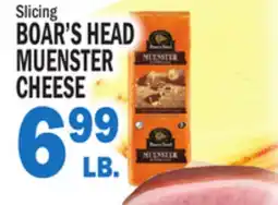 Bravo Supermarkets BOAR'S HEAD MUENSTER CHEESE offer