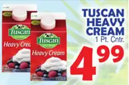 Bravo Supermarkets TUSCAN HEAVY CREAM offer