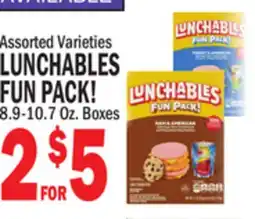 Bravo Supermarkets LUNCHABLES FUN PACK offer