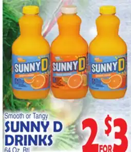 Bravo Supermarkets SUNNY D DRINKS offer