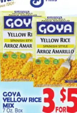 Bravo Supermarkets GOYA YELLOW RICE MIX offer