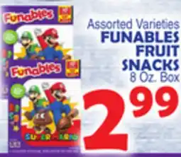 Bravo Supermarkets FUNABLES FRUIT SNACKS offer