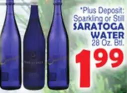 Bravo Supermarkets SARATOGA WATER offer