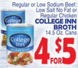 Bravo Supermarkets COLLEGE INN BROTH offer