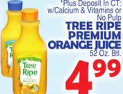 Bravo Supermarkets TREE RIPE PREMIUM ORANGE JUICE offer