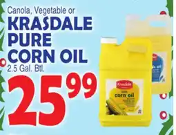 Bravo Supermarkets KRASDALE PURE CORN OIL offer