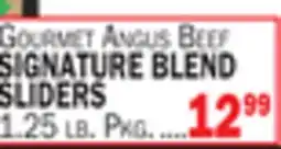 Bravo Supermarkets SIGNATURE BLEND SLIDERS 1.25 lB. Pkg offer
