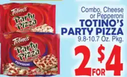 Bravo Supermarkets TOTINO'S PARTY PIZZA offer