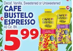 Bravo Supermarkets CAFE BUSTELO ESPRESSO offer
