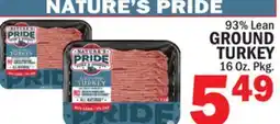 Bravo Supermarkets NATURE'S PRIDE GROUND TURKEY offer