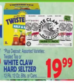 Bravo Supermarkets WHITE CLAW HARD SELTZER offer