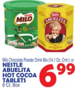 Bravo Supermarkets NESTLE ABUELITA HOT COCOA TABLETS offer